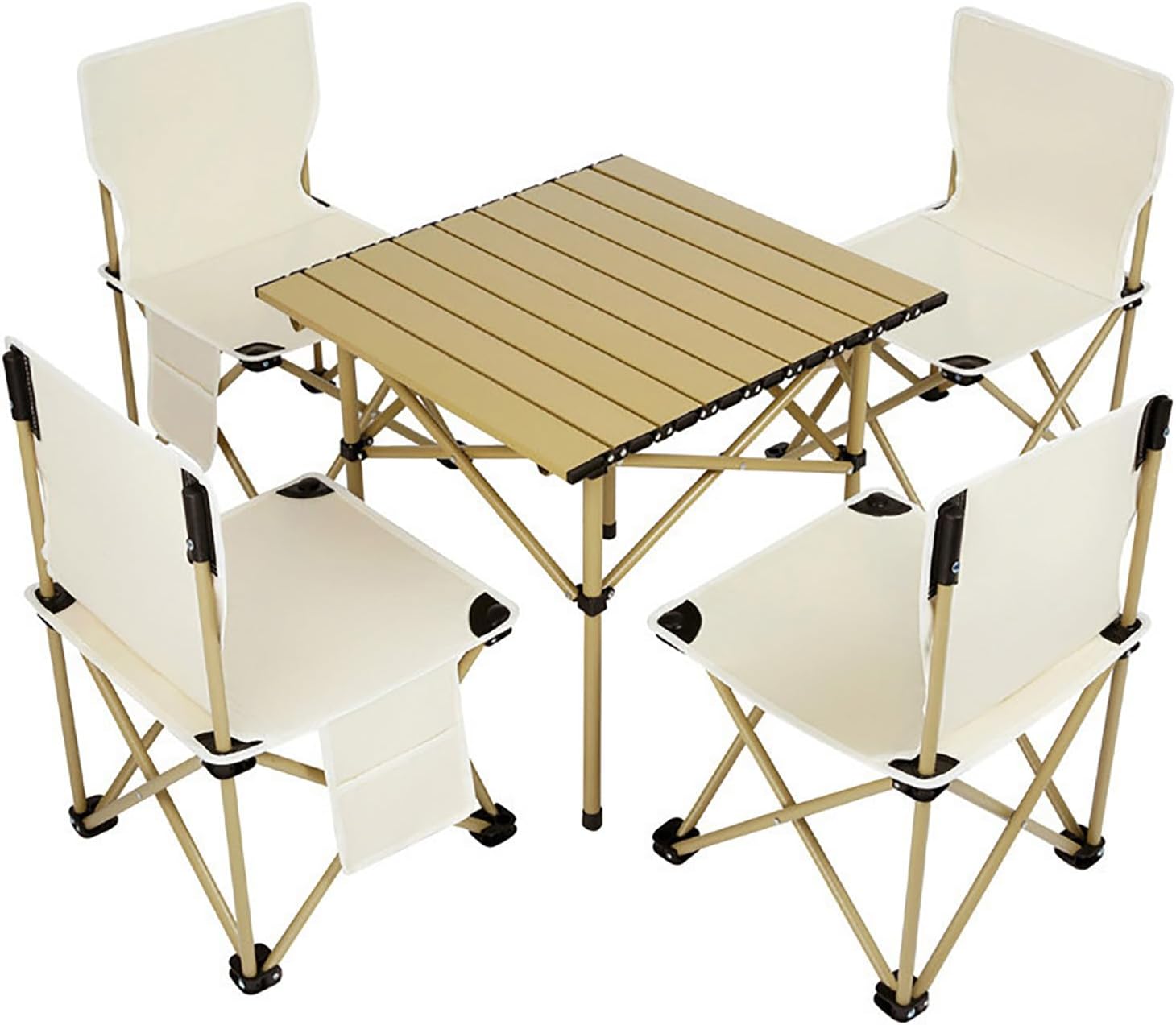 Qatlanan masa ve stullar