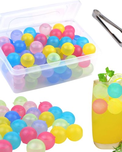 Tekrar Istifade Oluna Bilen Rengli Buz Toplari